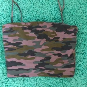Camo crop top